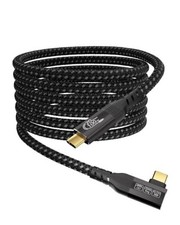Right Angle C Cable 3.3ft, Thunderbolt 3 Compatible,100W,20Gbps,4K - 3.3FT USB