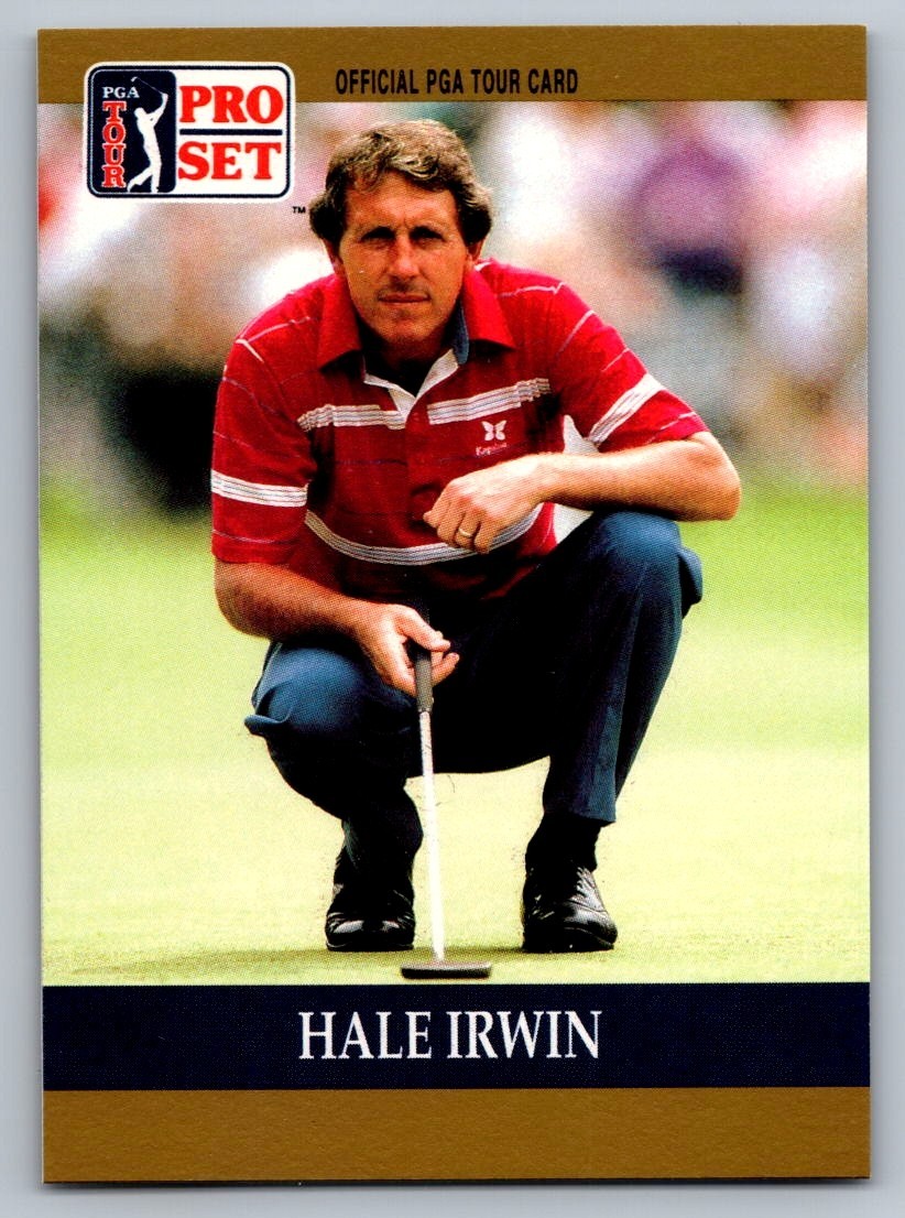 1990 PRO SET  GOLF CARD #1 HALE IRWIN
