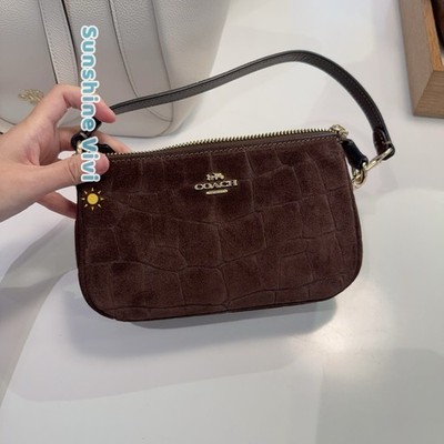 【極美品】COACH ボディバッグ ネイビー ブラウン COACH（コーチ） ショルダーバッグ ヒッチ コンバーチブル クロス