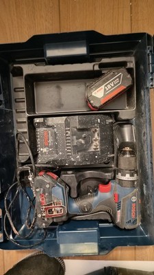 Bosch Professional Akku Schlagbohrschrauber GSB 18V-60 C, 4Ah, Inkl. BT, L-BOXX
