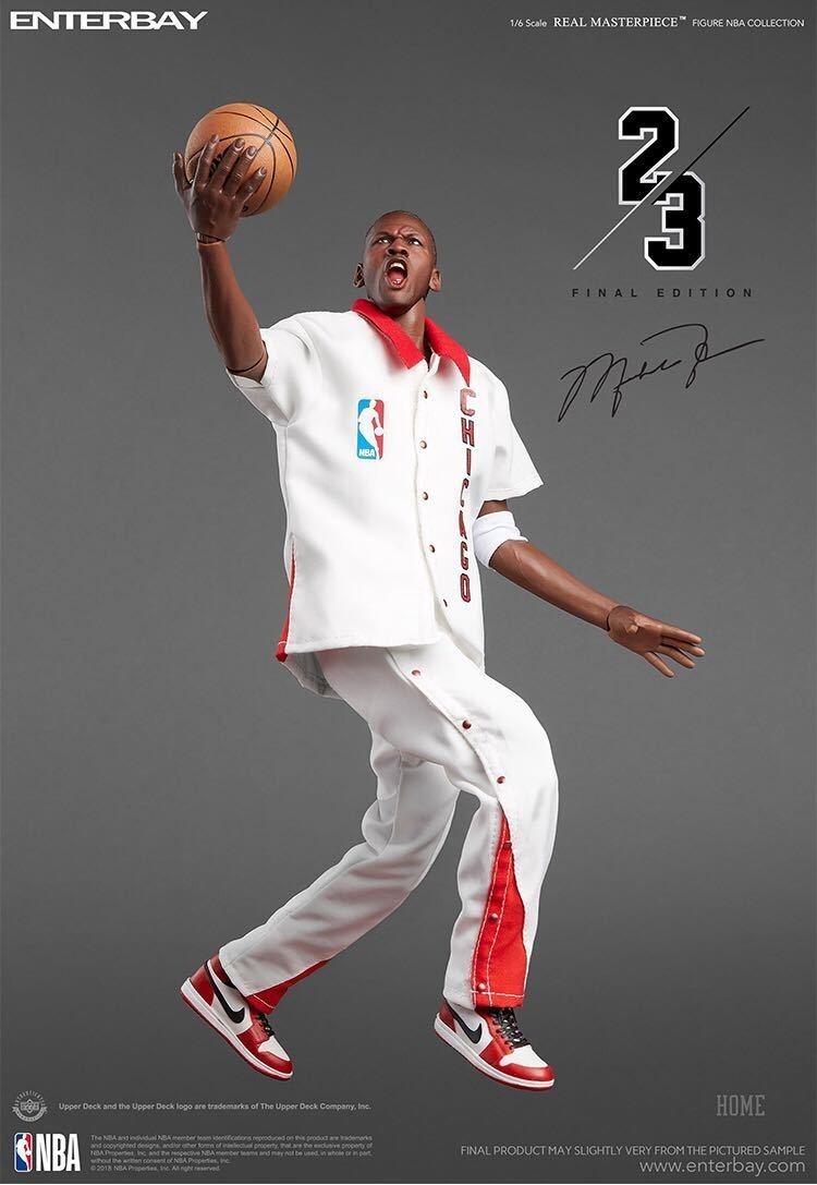 Enterbay 1/6 Michael Jordan Final Limited Edition Figure Rare NBA