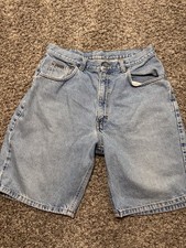 Calvin Klein Jeans Shorts Light Wash Size 33 Mens Vintage