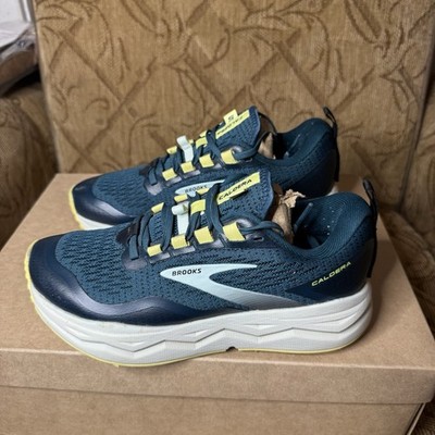 Brooks Caldera 5 Women s 6.5B Blue Green Gray Athletic Running Shoes Sneakers