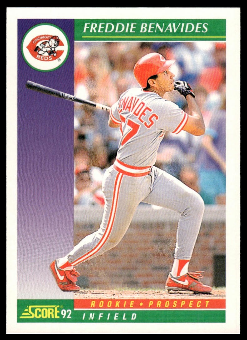 1992 Score #813 Freddie Benavides Reds