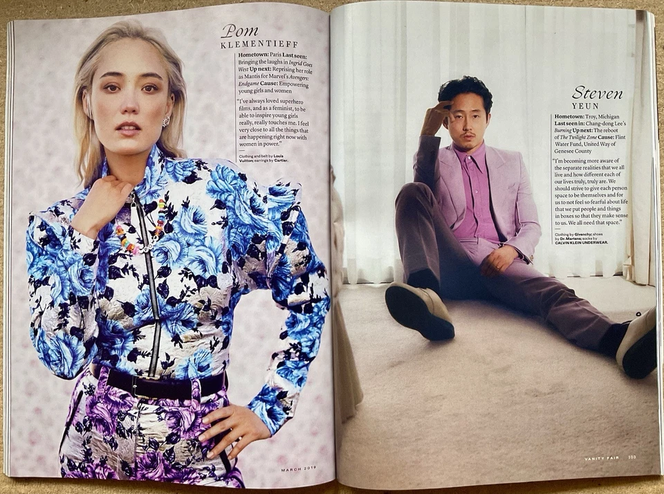 VANITY FAIR Magazine LOT of 6 Issues from 2019 to 2022 GOOD/VERY GOOD Condition Foto 4 de 4