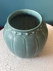 Rookwood Pottery Small Pot Teal Green 2182 Arts & Crafts 5.25” H X 5” W