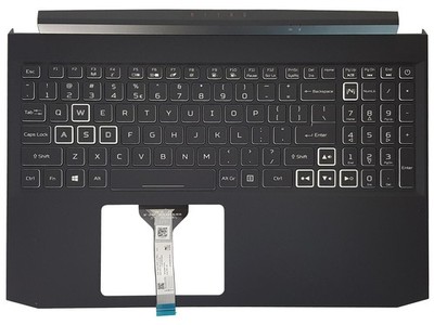 Acer Aspire Nitro AN515-55 Cover Handauflage Tastatur Schwarz Beleuchtet