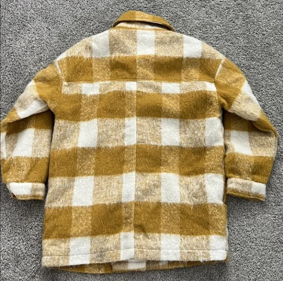 Universal Thread Dragon Moss Plaid ButtonFront Sh… - image 2