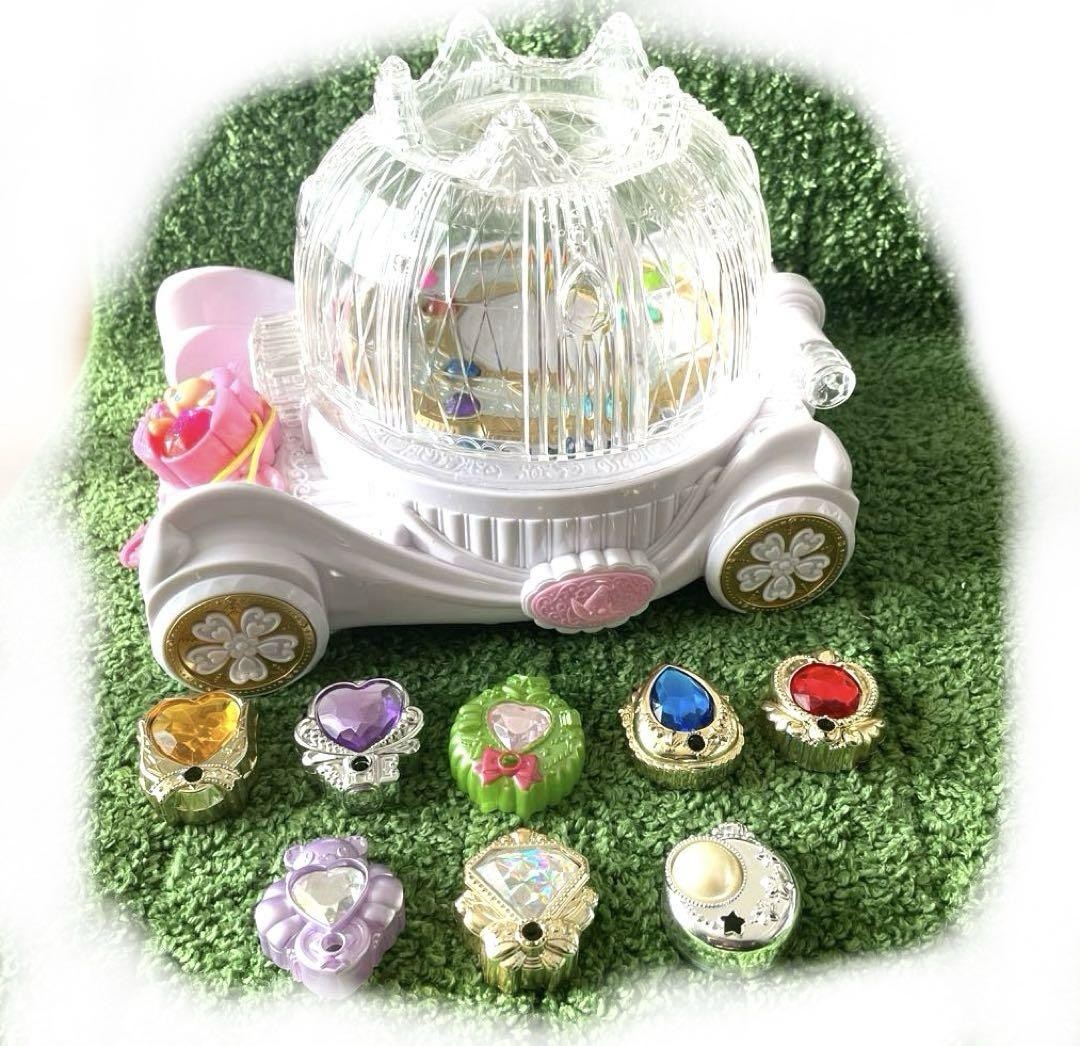 Mahoutsukai Precure Rainbow Carriage Linkle Stone Set Bandai Japan