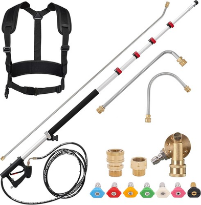 #ad RIDGE WASHER 24 FT Telescoping Pressure Washer Wand Pressure Washer Extension W $188.82