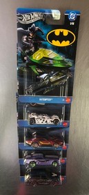 HOT WHEELS NEW BATMAN DC SILVER SERIES ( SET OF 5 ) HDG89-956S CASE BATCOPTER