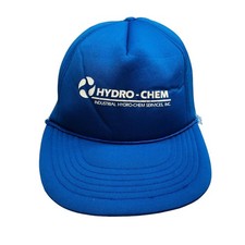 Retro Trucker Baseball Hat Hydro-chem Janitor Foam Front Rope Y2K 90s Snapback