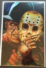 BigIV Halloween Cover Gallery 1 Peek-a-Boo! Freddy Kruger Virgin METAL Ltd 5 COA