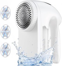 Electric Fabric Shaver Lint Remover Rechargeable Sweater Defuzzer with 3 Blades