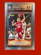 BGS 6.5 Stephen Curry 2009 Panini Rookie Card RC #372 Davidson. rookie card picture