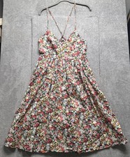 J.Crew Liberty Floral Cotton Smocked Mini Dress Size 8 Cottagecore Smocked