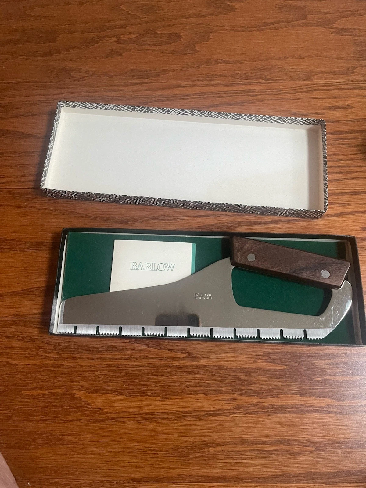 Barlow Butcher Saw Knife Frozen Poultry Meat Food Serrated Blade Wood Stainless
Opens in a new windo