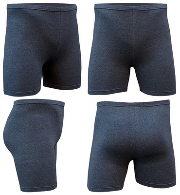 Acclaim Rotorua Herren Kompression Cotton Dunkelgrau Shorts Sekunden 32 ''/