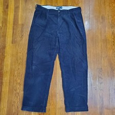 Polo Ralph Lauren Hammond Pants Mens 36x30 Navy Blue Corduroy Classic Casual