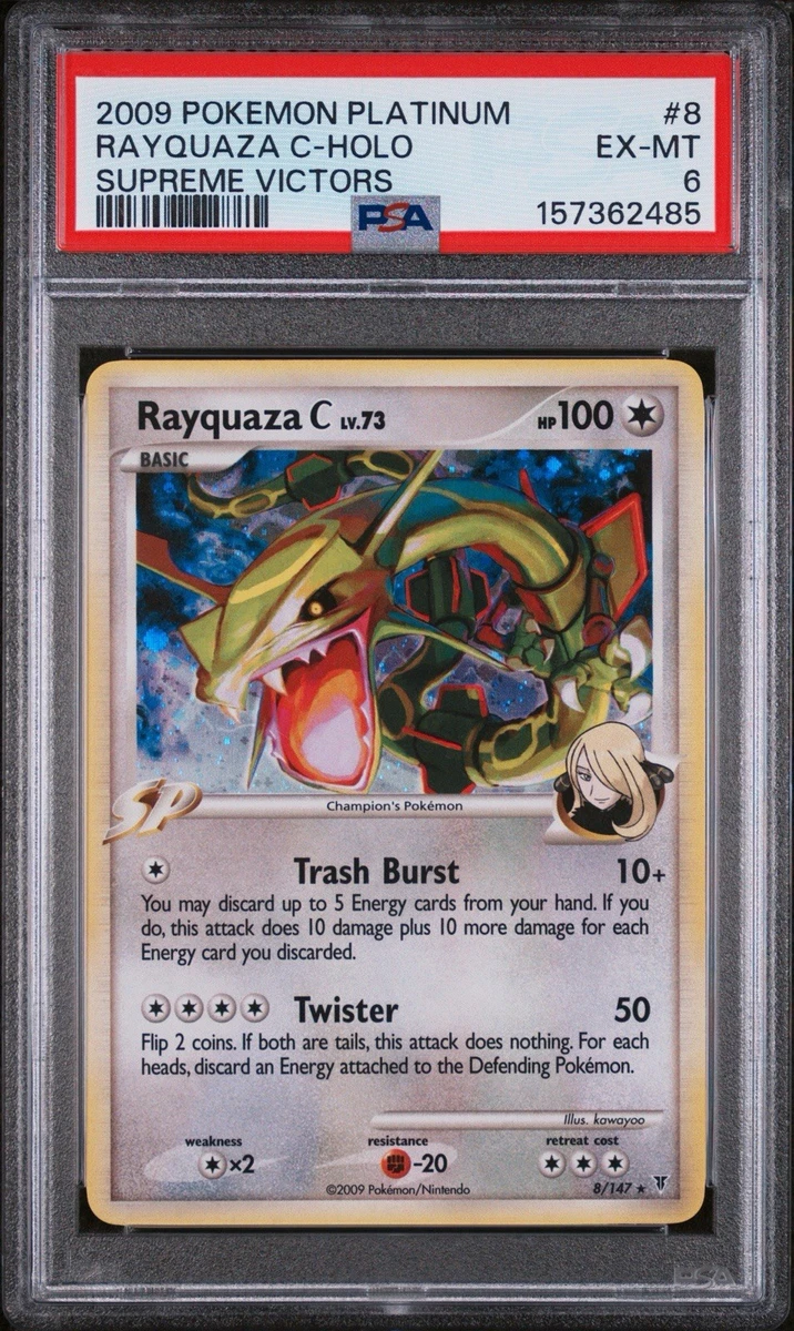 Rayquaza Pokémon TCG Holo Rare Individual Collectible Card Game