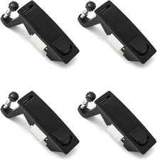Compression Latch Lock, 4 Pack, Zinc Alloy, Flush Lever Latch, Adjustable Grip R