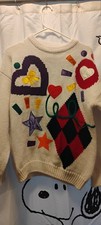 EUC Vintage Cherry Stix Ltd 80s Sweater