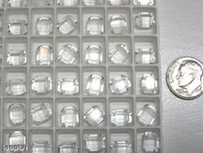 Vintage Swarovski  Crystal Beads 5105 - 8X6.5mm - CRYSTAL - 288 Pieces