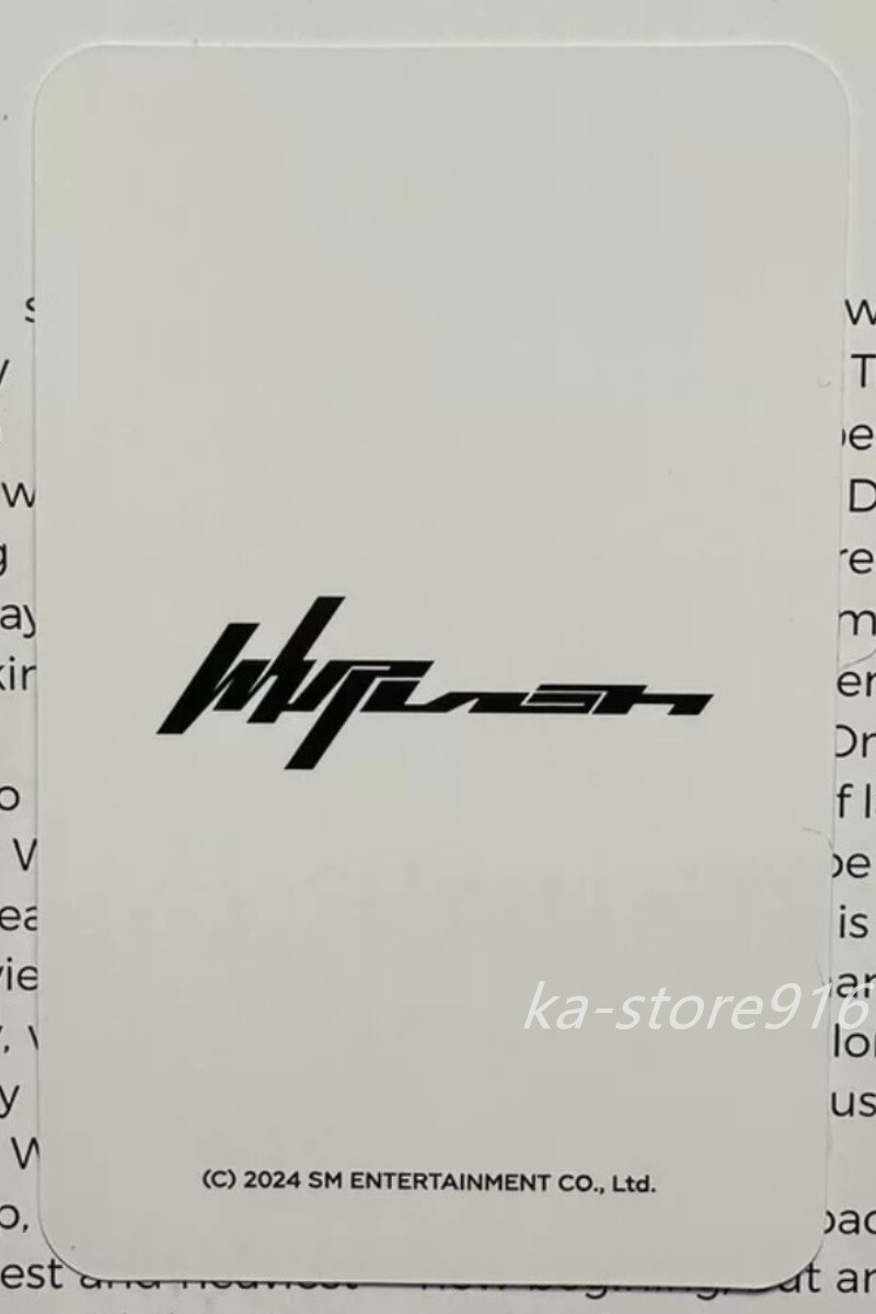 aespa whiplash popup 7万ウォン購入特典　ウィンター A aespa whiplash popup 7万ウォン購入特典 ウィンター A