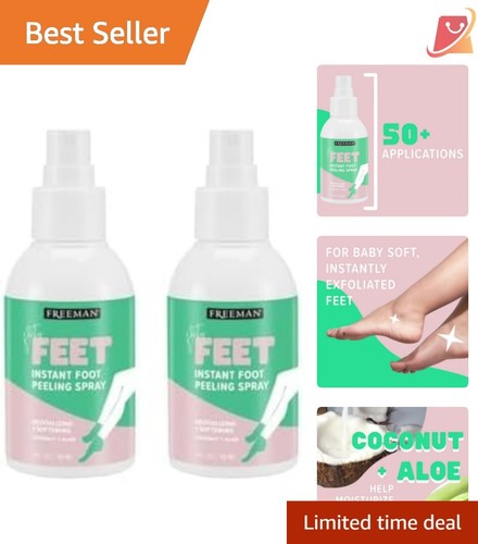 Softening Aloe & Coconut Foot Peel Spray - Easy Application & Clean Ingredients