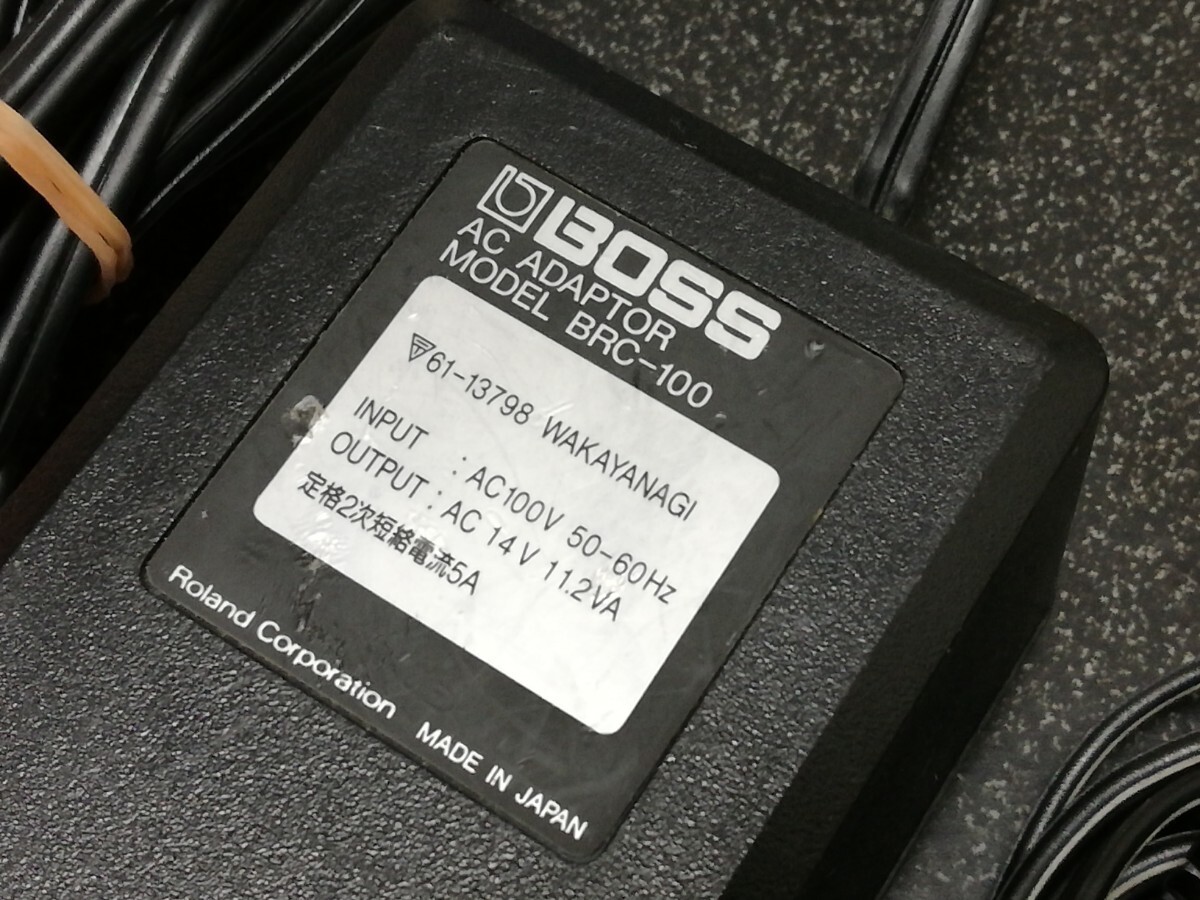 BOSS AC Adapter BRC-100T Roland AC14V 11.2VA From JAPAN Free