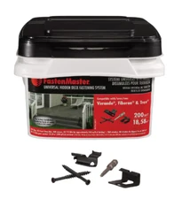FastenMaster Universal Hidden Deck Fastening System - 200 sq ft (FMTHDCLIP-200)