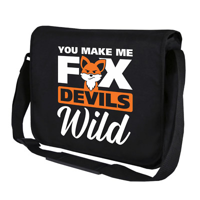 You Make Me Fox Devils Wild Fun Denglish Fun Fun Crossbody Messenger Bag