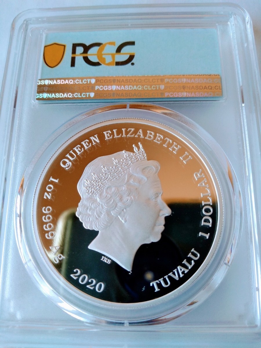 外国銀貨　豪2020ツバル　007 No Time To Die 1D銀貨 2020 Tuvalu 