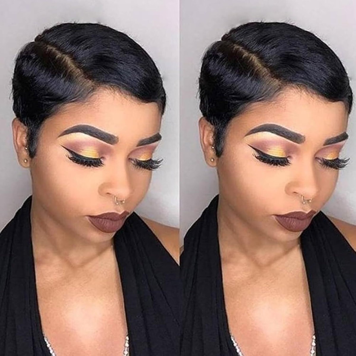 Short Pixie Cut Lace Front Wig Human Hair Glueless HD Lace Pre Plucked Baby 13x4 Short Bob Lace Front Wigs, Pixie Cut Wig for Women  main image 3