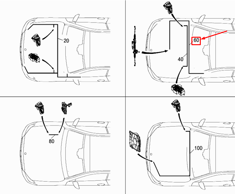 MERCEDES-BENZ E C238 Steering Electrical Wiring Harness A2135407213