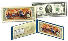 1776-2016 DICHIARAZIONE DI INDIPENDENZA *240° ANNIVERSARIO* banconota da 2 dollari asta legale originale