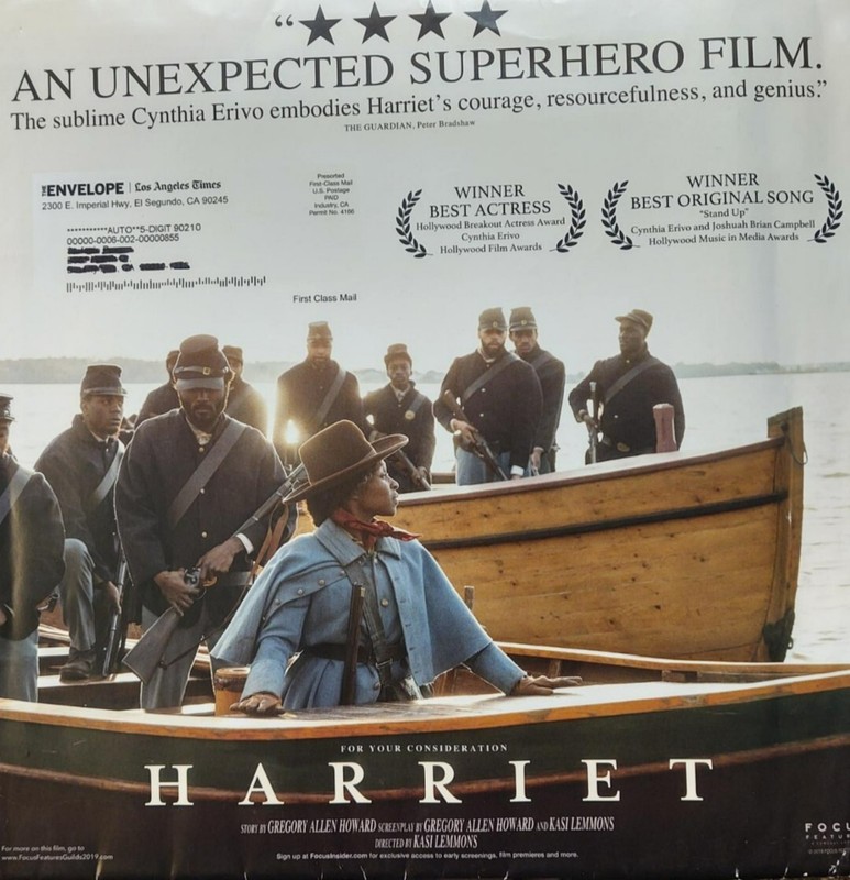 LOS ANGELES TIMES THE ENVELOPE MAGAZINE Harriet Cover