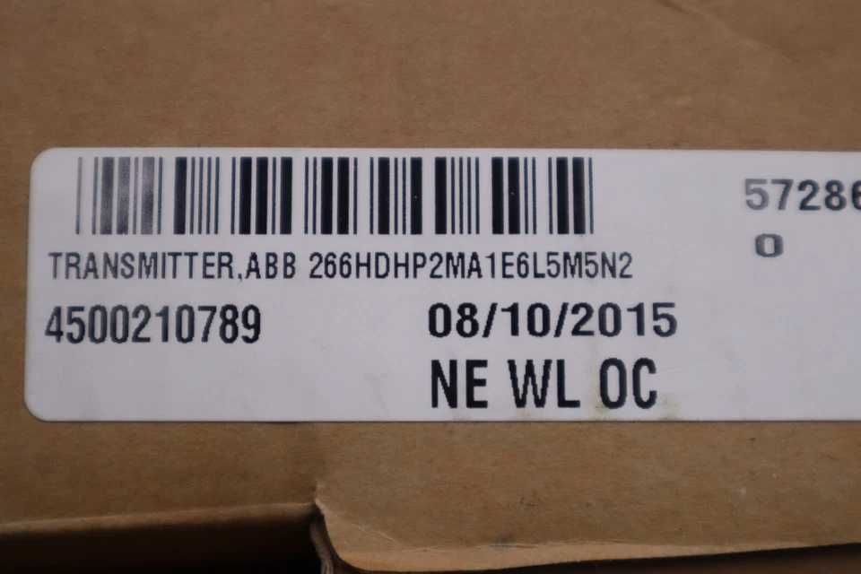 NIB ABB 2600T 266HDHP2MA1E6L5M5N2 TRANSMITTER STOCK G78 - Image 2 of 4
