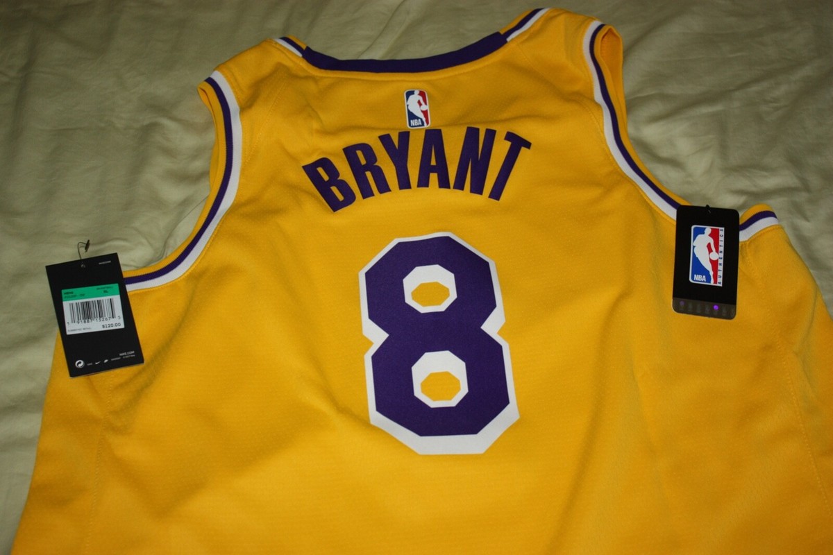 Nike NBA Kobe Bryant L.A. Lakers Icon Swingman Home 8 Jersey