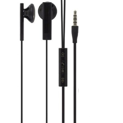 Headset 3.5mm Handsfree Earphones w Mic Dual Earbuds Headphones for Smartphones