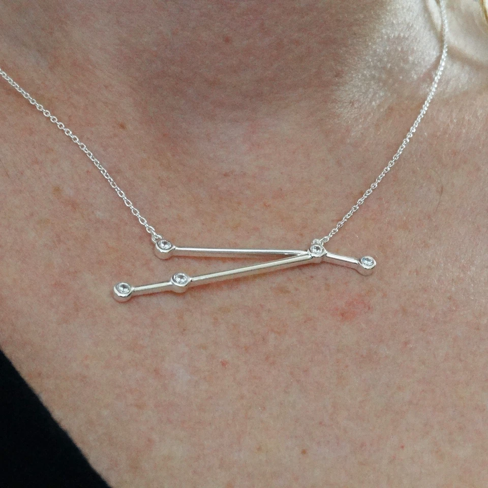 Collar Constelación Aries - Plata de Ley 925 - Estrellas Horóscopo Zodiaco  Foto 4 de 4