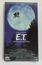 E.T. The Extra-Terrestrial VHS 1982 SEALED NOS MCA Watermark Green Flap