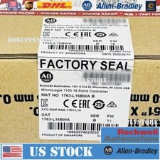 New Sealed AB 1763-L16BWA MicroLogix 1100 16 Point Controller 1763L16BWA US