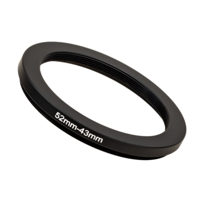 52mm to 43mm 52mm-43mm Stepping Step Down Filter Ring Adapter