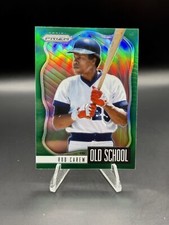 2021 Panini Prizm Rod Carew Old School Green Prizm California Angels #OS-5