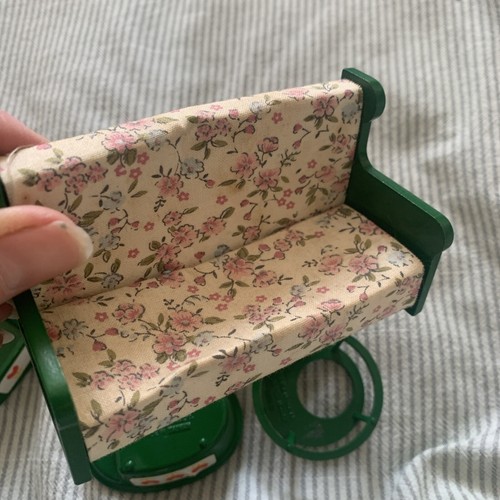 Vintage 1980s Sylvanian Families 5-piece Nursery Green Set Calico Critters VGC - Picture 7 of 10