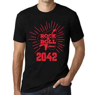ULTRABASIC Herren T-Shirt Gitarre und Rock & Roll seit 2042 Guitar and Rock &