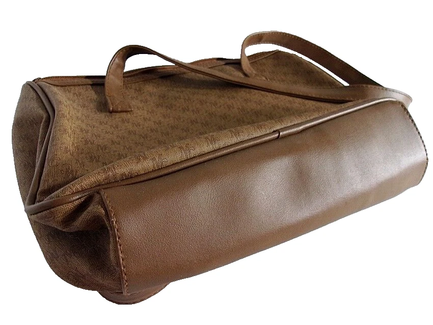 Nuevo de Colección Años 70 MITZI Marrón Claro Cremallera Bolso de Hombro Cartera China Foto 3 de 4