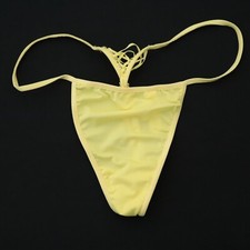 NEW Victoria's Secret VTG Y2K Strappy Soft V-String Thong Panties LARGE