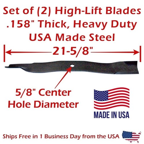 COPPERHEAD 2-PK 42" HD TORO TIME CUTTER Z, Z4200 BLADES 106-8744-03, 137-1999-03 - Picture 2 of 12